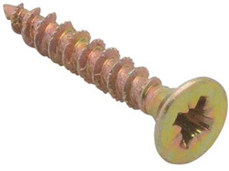 Spectre Advanced - Viti per legno multiuso | 4,0 x 25 mm | Zinco giallo passivato | Box 200