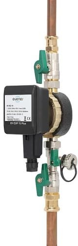 Zirkulationspumpe EV-ZUP 15 Plus 84mm Brauchwasserpumpe Trinkwasserpumpe Größe EV-ZUP-mit