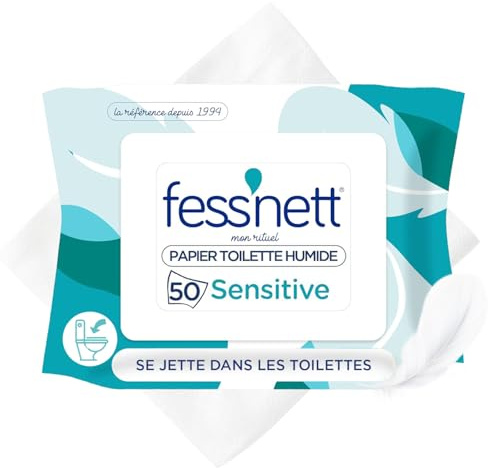 Fess'Nett Sensitive - Papel higiénico húmedo