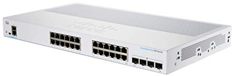 Cisco Business CBS250-24T-4X Smart Switch | 24 GE-Ports | 4 x 10G-SFP+ | Begrenzter Lebenszeitschutz (CBS250-24T-4X)