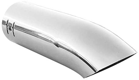 Terminale di scarico per tubo di scappamento, terminale di scappamento, silenzioso, scarico sportivo in acciaio inox lucido, Tuning Sport Fur A6 A8 1997 – 2003 fino a 56 mm