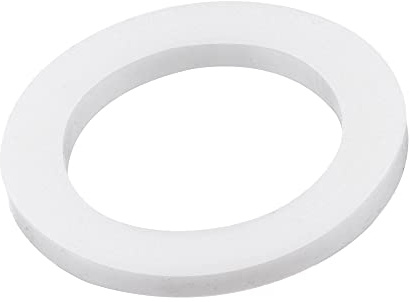 sourcing map 10er Pack PTFE Flachdichtung 24mm ä.D. 16mm i.D. 2mm dick 3/4″Flansch weiß