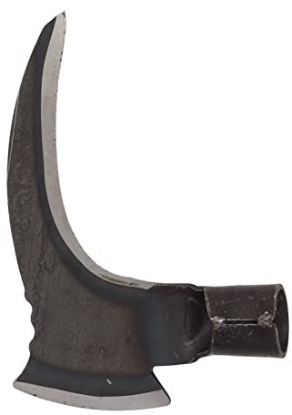 Haofy Falce Doppia in Acciaio al Manganese Alta Falciatrice Multifunzionale Alberi da Taglio Doppia Falce per Attrezzi da Giardinaggio Doppia Falce (Testa di Taglio Singola)