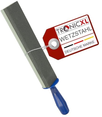TronicXL Premium Abziehstein mit Griff Messerschleifer Messerschärfer Wetzstein