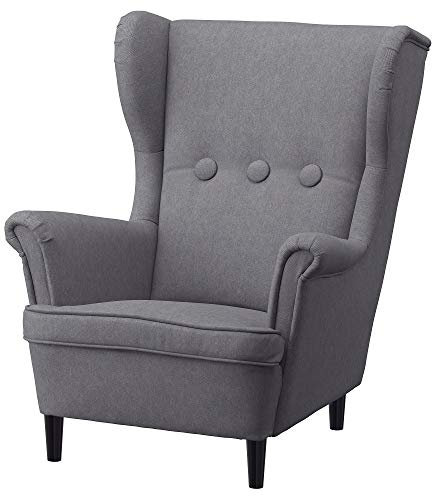STRANDMON Kindersessel, Vissle grau