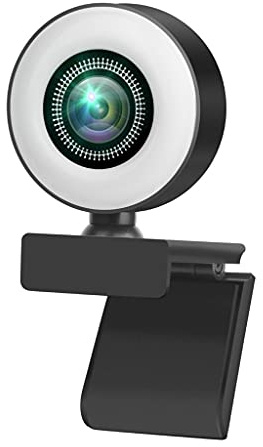 1080p Full Hd Web Camera with Microphone Light Webcam 4k USB Web Cam for Pc Computer 360 Video Mini Camera (Size : X-Large)