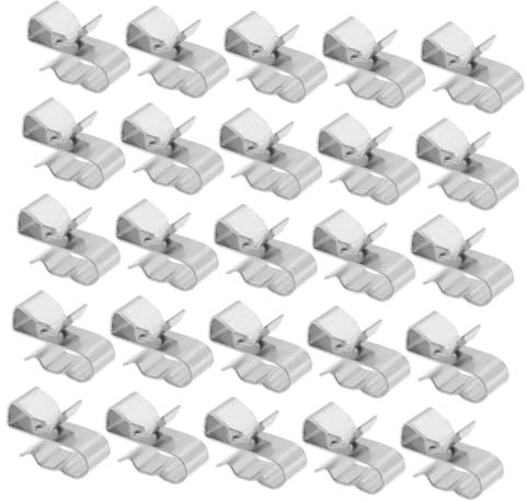 HOMOCONO 25 Stück Kabelclips Für Solarmodule Edelstahl Kabelklemmen Drahtmanagement Für Photovoltaik Kabel Installieren Korrosionsbeständig