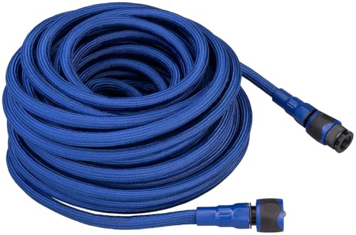 Semptec Urban Survival Technology Schlauch: Extra-Leichter Wasserschlauch, bis 24 bar, mit Schlauchverbinder, 25 m (Schlauch lebensmittelecht, Lebensmittel, Water)