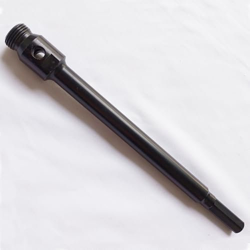 Core Drill Bits Adapter Hex Shank 7/16 for Conversion Drilling Thread (Male:1/2 BSP, Length:240mm)
