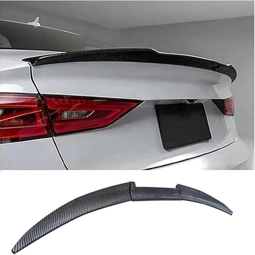 JIANXKILB Auto Heckspoiler Spoiler für Jaguar XE X760 Sedan 2015-2019 2020 2021 2022 2023 2024, Car Rear Spoiler Heckkofferraum Kofferraumspoiler Heckflügel Tuning Auto Zubehör,Carbon