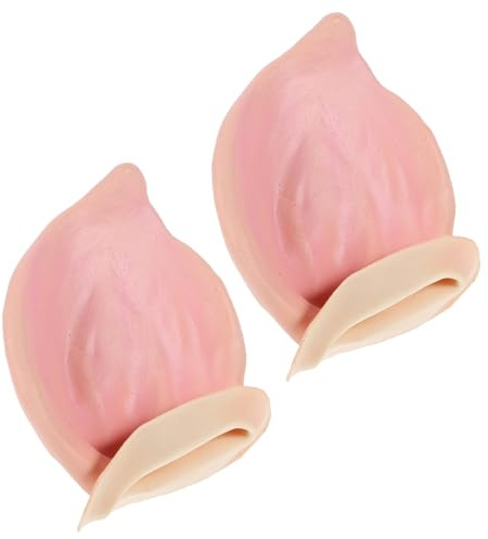 Generisch 1 Paar Prop Schweineohren Kostüm Halloween Halloween-Kostüm für Erwachsene und Ohren -Maske Masken Gesicht Lustige Schweineohren-Requisiten Cosplay-en Plastik