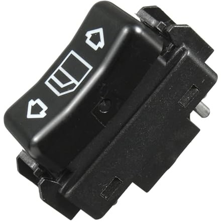 Elevalunas Interruptor para M&ercedes para B&ENZ E W124 W126 W201 W463 Interruptores De Botón Pulsador para Ventana Eléctrica Principal 1248204610 1248204510(Left)