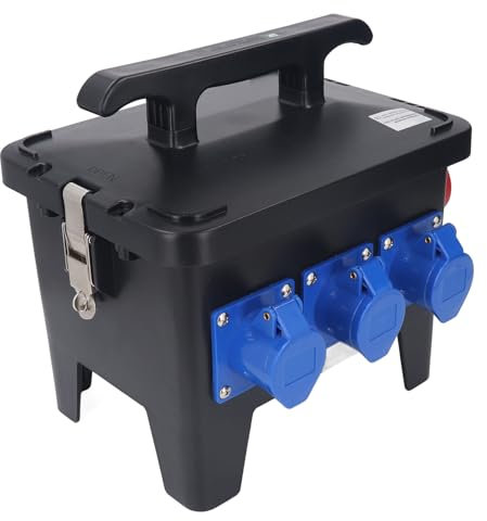 Distribution Box, Breaker Box Distribution Box 5 Way IP65 Clear Cover Compact ABS Box Portable for Wall Mounting, Electricaldistributionboard