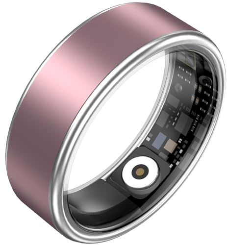 findtime Smart Ring Fitness Tracker Heart Rate Monitor Sleep Tracker Blood Oxygen Health Ring Step Counter Calories Pedometer Waterproof Remote Camera Smart Rings for Women Men, No Subscription Fee