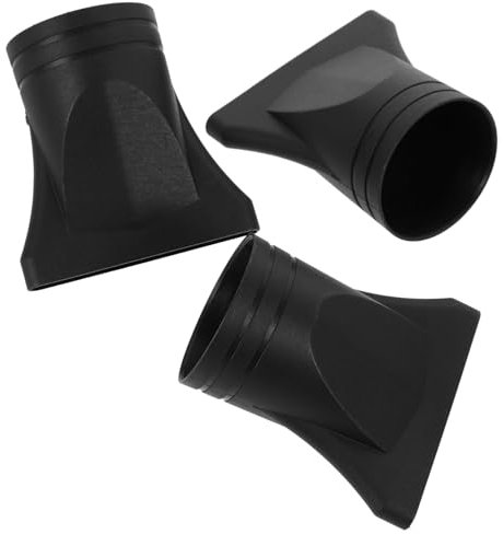 Yardenfun Diffusore Ugello per Asciugacapelli in Plastica 3 Pezzi, Accessori per Styling Chioma, Compatibile Phon Professionali per Uso Sicuro e Mantenimento Chioma Lisci e Sani