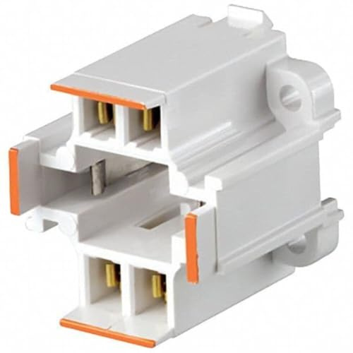 Leviton WH FL VERT SNAP-in 26/32W G24Q-3 75W600V, 26725-403, White