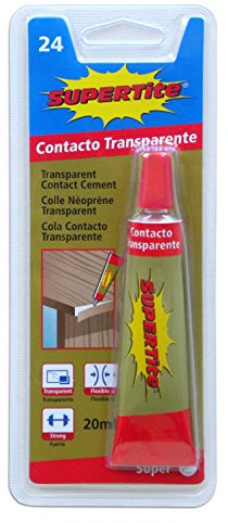 Supertite 2424 transparent neoprenlim 20 ml, flerfärgad