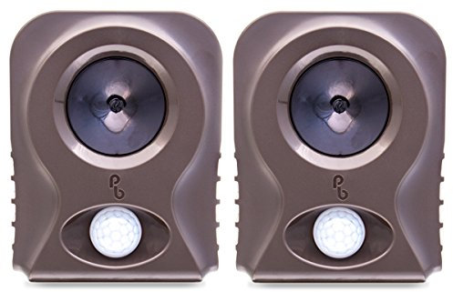 Pestbye® Battery Operated Fox Deterrent with BehaviourSpecific Timing Designed Specifically To Scare Foxes - Set of 2