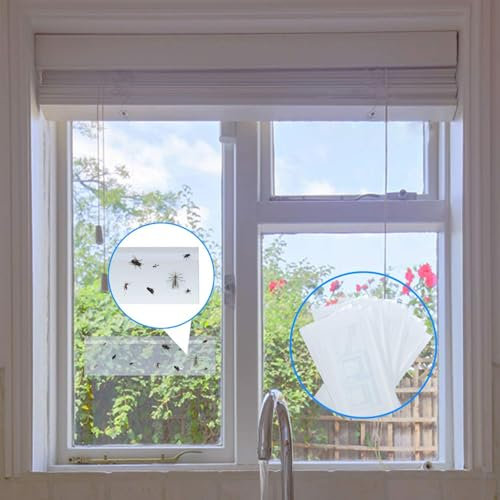 30 Pezzi trappola mosche,acchiappa mosche,carta moschicida,cattura mosche