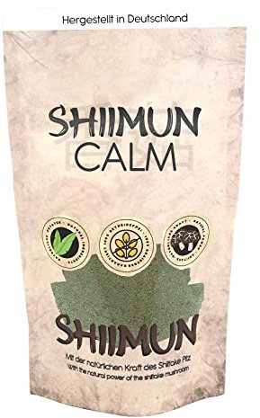 Bellfor Shiimun Calm | Ergänzungsfuttermittel für Hunde und Katzen, natürliche Unterstützung bei Stress, Angst und Nervosität, mit Shiitake (50, Gramm)