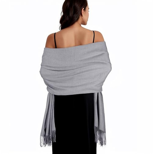 SWAT PANY Damen Winterschal Solide Elegant für Feierlichkeiten und Freizeit | Dick und groß, warm und bequem, Winter, Alltag, Geschenke, Partys, passende Kleidung
