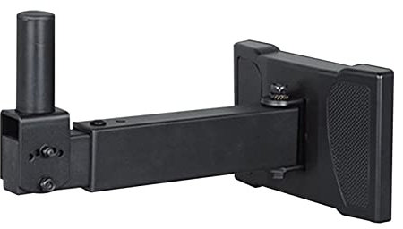 luckxuan Boxenständer Wandlautsprecherhalterung Professionelle Bühnenwandlautsprecherhalterung Wandlautsprecherhalterung Tabletthalterung KTV-Box-Regal (Color : Noir)