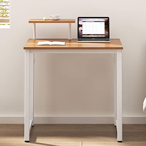 sogesfurniture Scrivania Compatta per Computer, Tavolo da Ufficio, Mobili per Ufficio, Tavolo per PC, Piccolo Tavolo da Pranzo, Tavolo da Lavoro, Scrivania per Ufficio per PC e Laptop, in Legno e