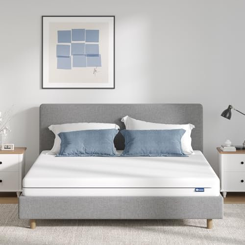 Avenco Matelas en Mousse 90x200, Epaisseur 16cm, Matelas en Mousse en Fibre de Bambou, Matelas Réversible Été/Hiver, 7 Zones de Confort, Degré de Fermeté H3 et H4, Excellent Confort et Respirable