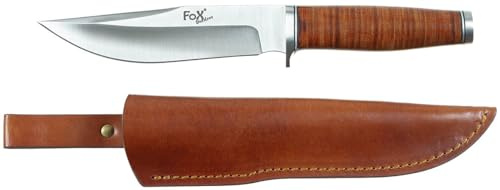 Fox OutdoorFahrtenmesser, Ranger 16, Ledergriff, Scheide