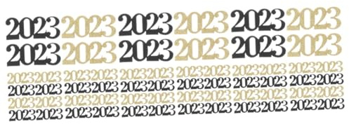 Alipis 3piezas Confetti Decorativo De Año De Estrellas Brillantes y Papelillos Para Mesa y Celebraciones