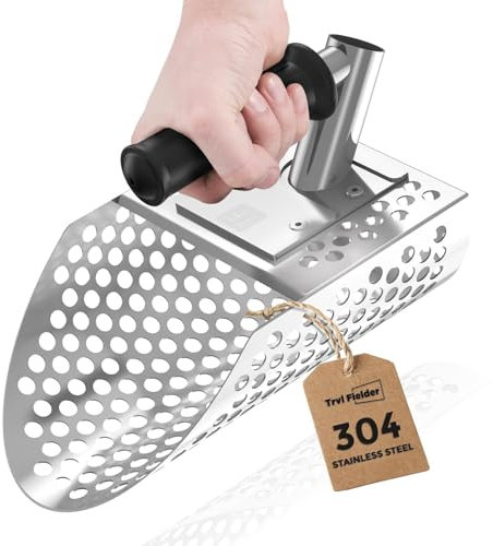 Paletta di sabbia per il rilevamento di metalli, Metal Detector Set, Strumenti di caccia al tesoro in acciaio inossidabile