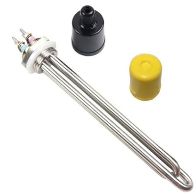 LVSELINGI Doppel-U-Typ DN25-Wasserheizelement, 220 V, 2,5 kW, elektrischer Tauchsieder aus Edelstahl for Brauen/Tank/Wasserkocher Cheerfully(Heater)