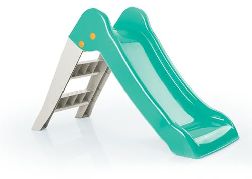 Dolu My First Garden Slide Medium für Kinder ab 2 Jahren, Faltbar für Drinnen oder Draußen Kleinkind Klettern Kinder Rutsche Indoor Slide Kids Outdoor Spielgeräte, Grün/Weiß