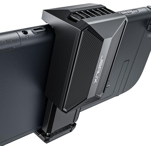Ventilador de refrigeración JSAUX para Switch 2 (2025), accesorios de refrigeración para Switch 2, refrigera para mejorar el rendimiento y prolongar la duración de la batería de la consola - Negro