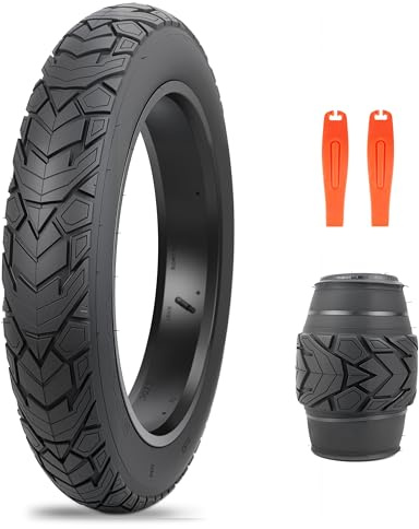 ZUKKA Pneus de VTT Fat Bike 20/26 x 4,0 - 20/26 - Robuste - Rainures profondes - Pliable - Remplacement tout terrain