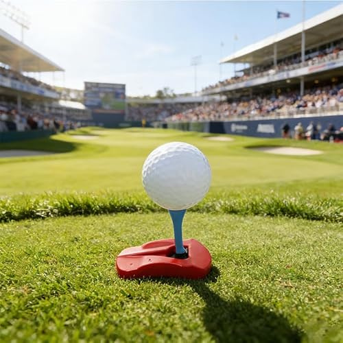 Turf Tee für Kunstrasen, inklusive vorgeschnittenen Tee-Variety Packs Golf & Golf Tee Halter, Base Tee für künstlich, für Outdoor Indoor Winter Turf, Driving Range & Home Training (#D)