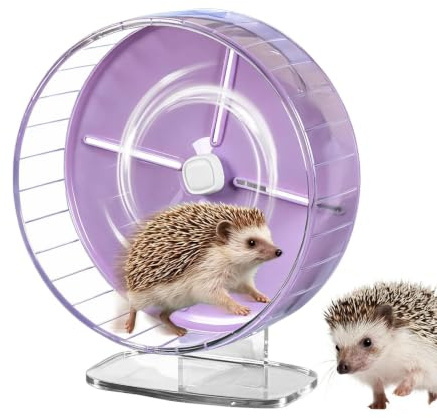 Hamsterhjul 25,4 cm Löphjul med Justerbart Stativ | Tillbehör för Hamsterlöpning För ökenråttor, möss, chinchillor, illrar, ekorrar, sockerflygare, i , inomhus, utomhus, i