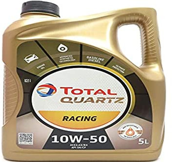 Total Quartz Racing 10 W-50 Motoröl, 5 Liter