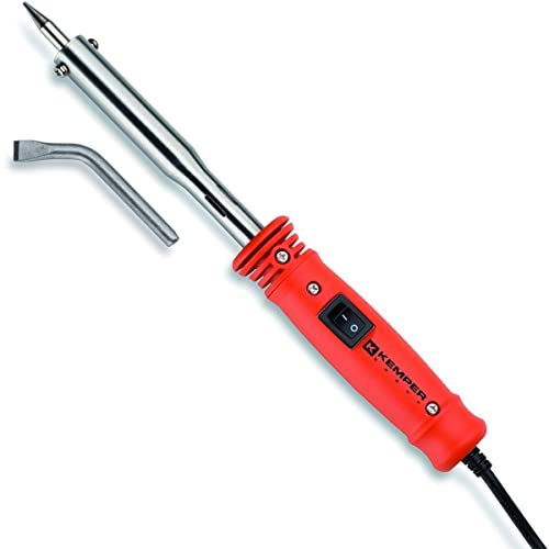 KEMPER - Fer à souder 50W - 230 v Professionnel livré avec 2 pannes cuivre diam 5.8 mm coudée et droite.