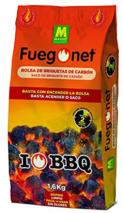 Bolsa de briquetas de carbón