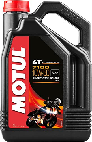 Motul 7100 10W-50 4T 109381 Motorolja, Gul, 4 l