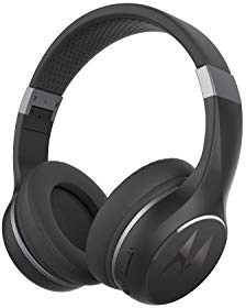 Motorola Sound Motorola Escape 220 | Kabellose Bluetooth Kopfhörer und On-Ear Headset | Faltbarer | 23St. | Siri und Google Now kompatibel, Schwarz
