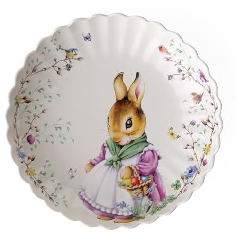 Villeroy & Boch Spring Fantasy groß, Emma, Schale für Süßigkeiten, Premium Porzellan, 30 x 6 cm, bunt, 30 x 6
