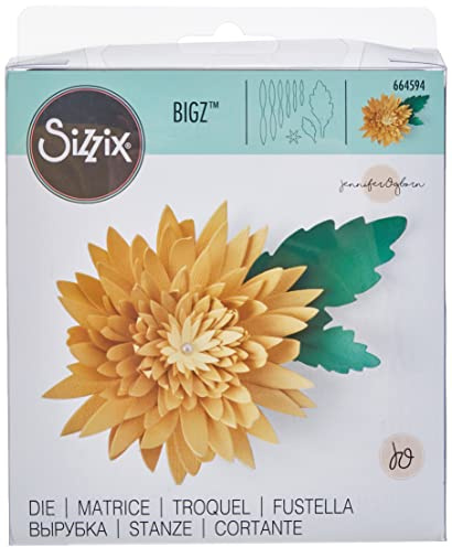Sizzix Bigz Stanzschablone 664594 Chrysantheme von Jennifer Ogborn