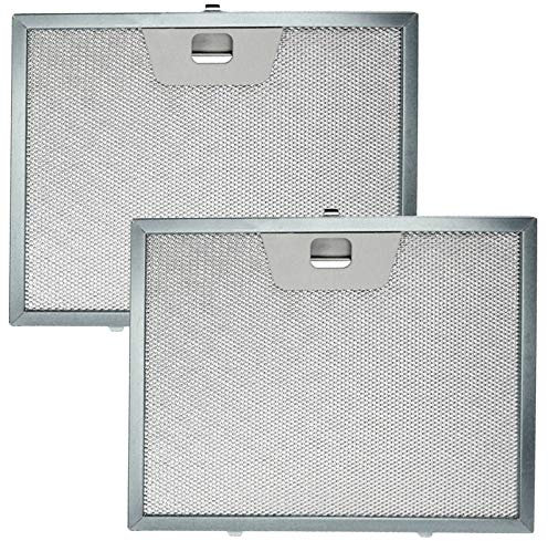 SPARES2GO Grease Filter Metal Mesh compatible with Faber INSM24GR 110.0154.587 INCA SMART Cooker Hood (235mm x 189mm, Pack of 2)