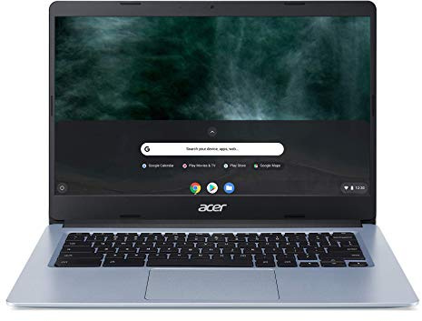 acer Laptop Chromebook 314 | Intel Celeron N4020 | Pantalla IPS Full HD de 14 pulgadas | Gráficos Intel UHD | 4GB LPDDR4 | 32GB eMMC | 802.11ac Gigabit Wi-Fi 5 | Chrome OS | CB314-1H-C17S