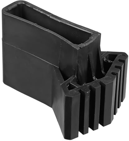 DOITOOL 4Pcs Rubber Ladder Feet Replacement Anti-Slip Foot Pads for Telescopic and Folding Ladders Secure Grip Stabiliser Accessories 3.5X2.6X2.3 Inches
