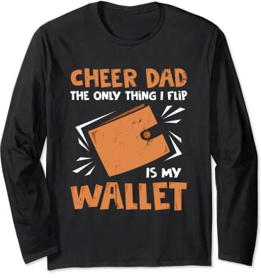 Cheerleading Design für einen Cheer Dad Langarmshirt