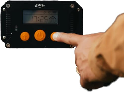 Automatische Hühnerstalltür für Nestera, Timer-Modus, Helligkeit oder manuell, Batterien im Lieferumfang enthalten