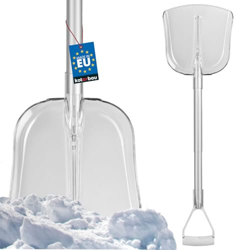 KOTARBAU® Schneeschaufel Auto Schneeschieber Auto Schneeschaufel Aluminium 27,5-41,5 cm Teleskop Lawinenschaufel Schneeschüppe klein Klappschaufel aus Kunststoff Polycarbonat